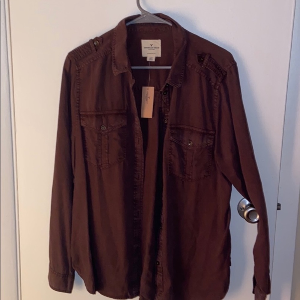 American eagle utility shirt